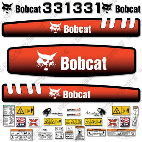 bobcat mini excavator 331 decal kit 6986665|Bobcat .